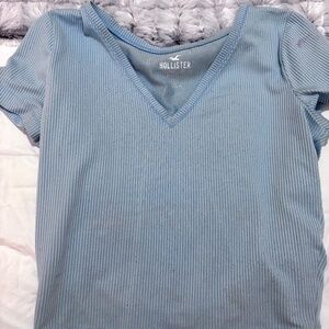 Hollister baby blue tee